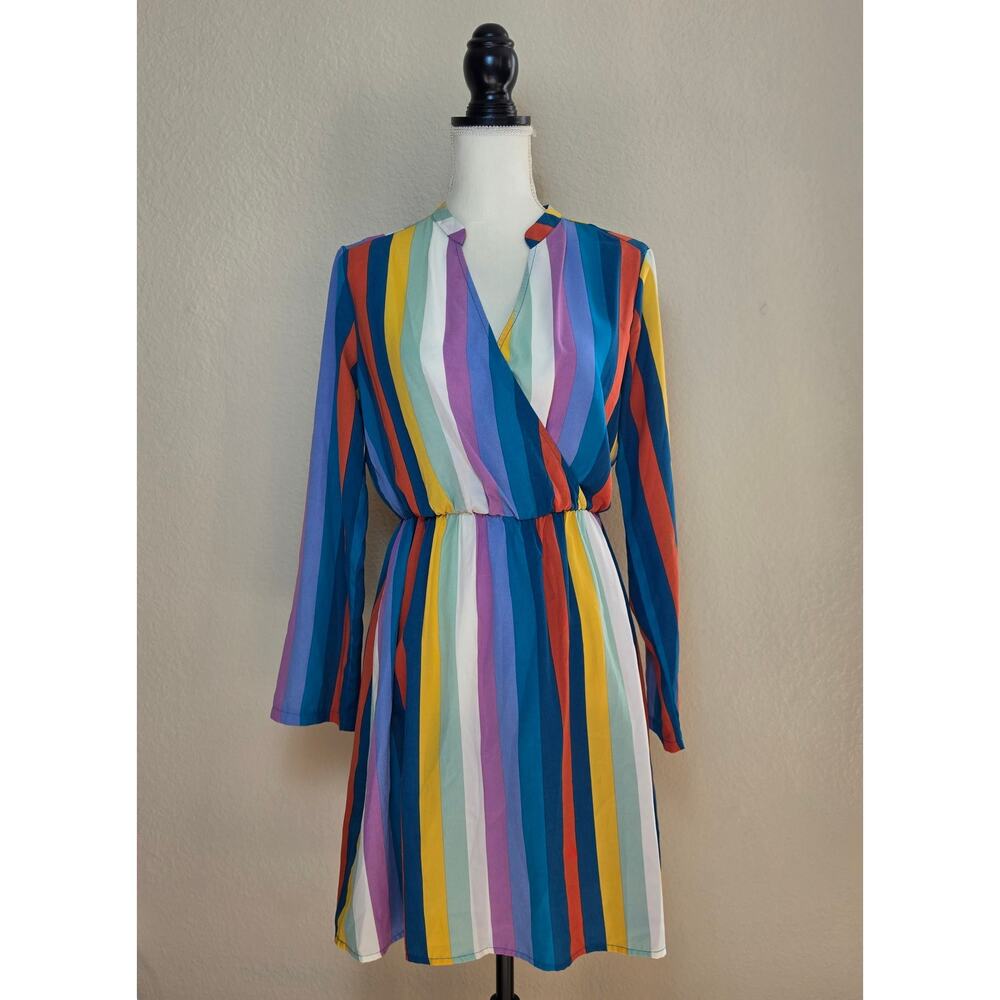 All in Favor Lily Surplice Dress Medium